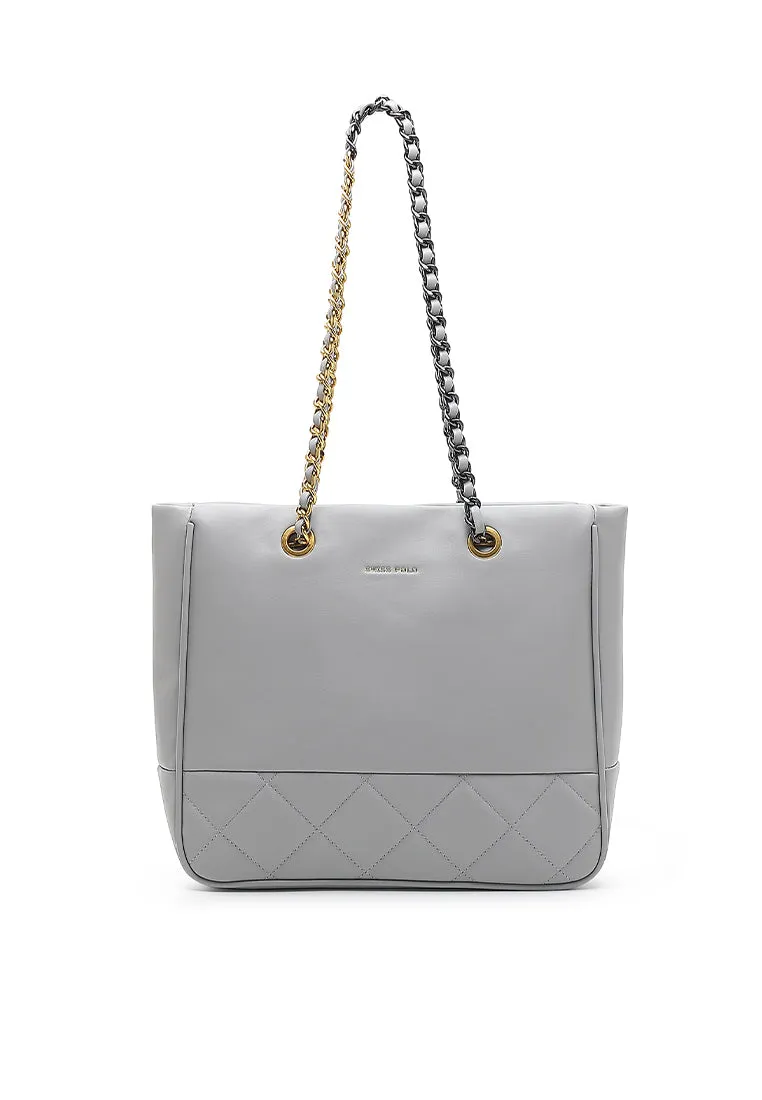 Women's Chain Tote Bag / Shoulder Bag - HJT 3076