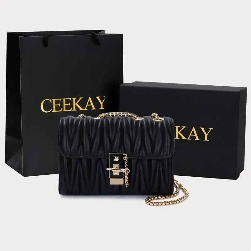 Women's Crossbody Bag with Chain