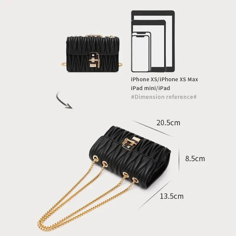 Women's Crossbody Bag with Chain