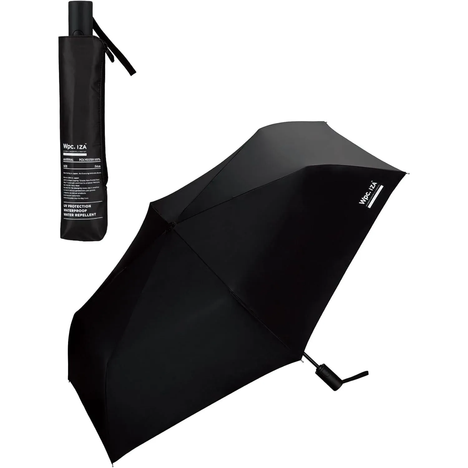 WPC IZA Automatic And Safe UV Protection UPF 50  Men's Umbrella 54cm