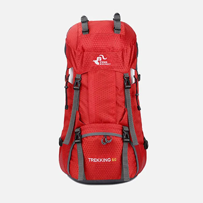 Ybackpacks Nylon Camping Backpack 60L Sports Travel Hiking Backpack Top Level